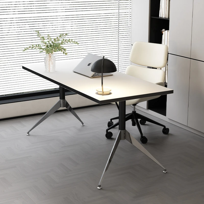 Luxus olasz Irodai Asztalok Főnök Egyszerűség a Modern Design Irodai Asztalok Egyetlen Kereskedelmi Escritorio Ordenador Bútor QF50OD